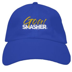Goal Smasher Nation Dad Hat (electric blue)