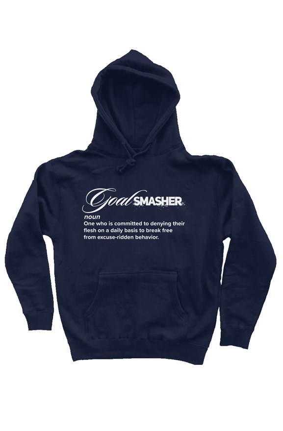 Goal Smasher - Definition Hoodie - Navy Blue