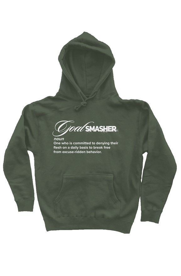 Goal Smasher - Definition Hoodie - Green