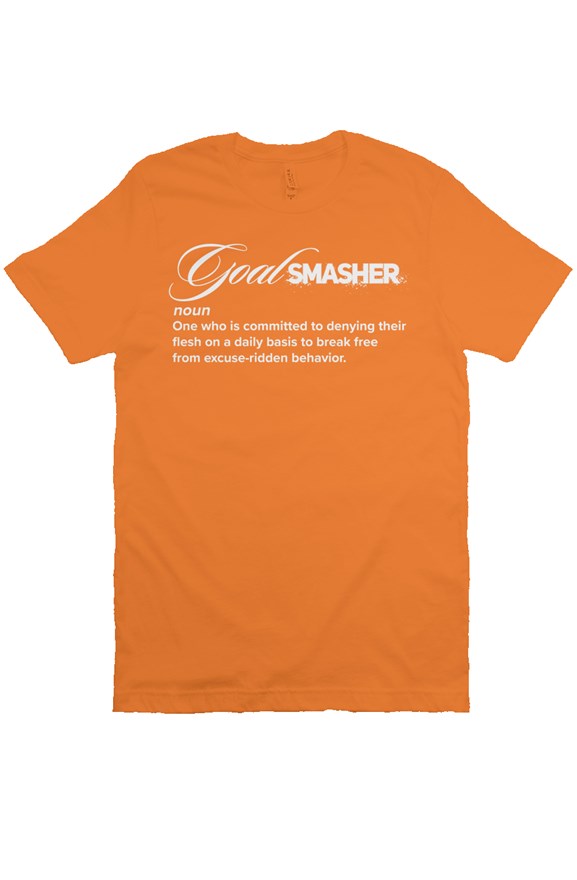 Goal Smasher - Definition Tshirt - Orange