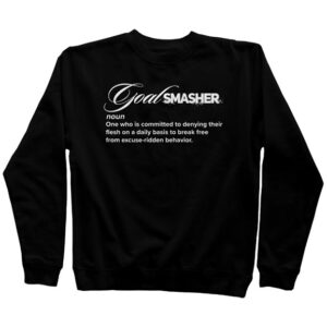 Black Goal Smasher Definition Sweater