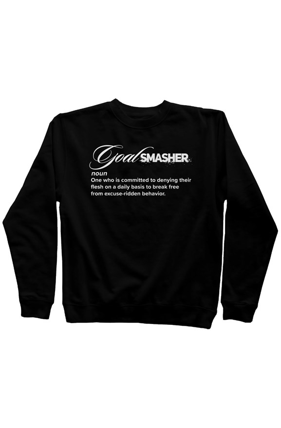 Black Goal Smasher Definition Sweater