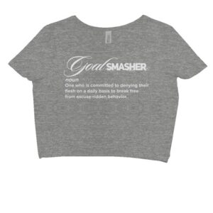 Goal Smasher Definition - Crop Tshirt